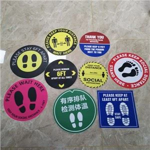PVC-Sosyal-Distans-Floor-Makè-Tanpri-kenbe